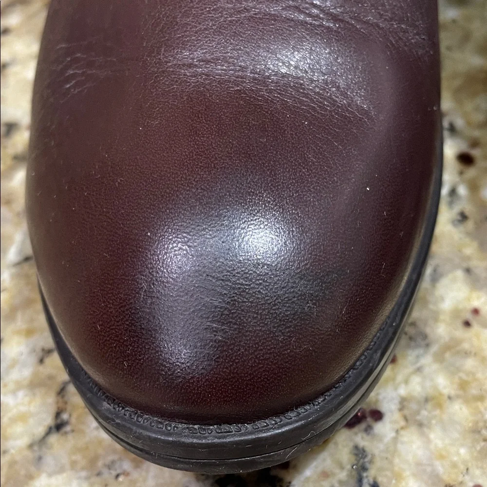 Lauren Ralph Lauren Dark Brown Leather Knee Boots